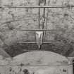 Glasgow, North Spiers Wharf, interior.
Detail of jack arched brick, block B in Grain Mills and store.