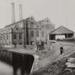 Glasgow, Pinkston Power Station.
General view from SSW after completion in1901.