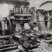 Glasgow, Pinkston Power Station, interior.
View of compound vertical engine by Musgrave of Bolton under construction 1900/01.