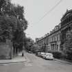 View along Oakfield Avenue from S