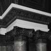 Glasgow, 22 Park Circus, interior
Detail of ground floor hall columns showing Ionic capitals and cornice.
