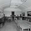 Basement, servant's hall, interior view from north west