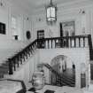 Ground floor, entrance hall, interior view from north west