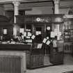 Glasgow, Kingstons Halls, Library and Police Offices, interior
View of librarian's desk from North.