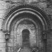 Auchindoir Church. Detail of S door.
