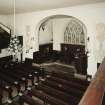 Chapel of Garioch Parish Church: general view of interior from loft
