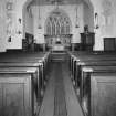 Chapel of Garioch Parish Church: general view of interior from ground level
