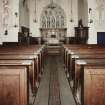 Chapel of Garioch Parish Church: general view of interior from ground level
