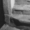 Interior.
Detail of treads on platt stair, ground floor.