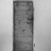 Interior.
Detail of cross-lined door, butler's room, SW re-entrant compartment, fifth floor.