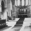 Interior. Chapel, showing view of altar.