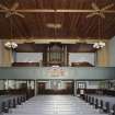 Interior. View of gallery and organ