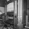 Interior. Organ in gallery