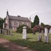 View from SE showing church and churchyard.