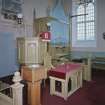 Interior.
Detail of 'chancel' area.