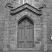 Detail of main door and porch.