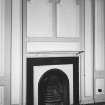 Interior.
View of fireplace in ground floor room.