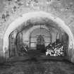 Interior.
View of pend under doocot.