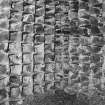 Interior.
Detail of pigeon holes in doocot.