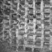 Interior.
Detail of pigeon holes in doocot.