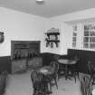 Leith Hall, interior.  Ground floor. Kitchen/Tea room: view from South West