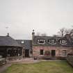 Kirkton of Oyne, township: view of one-and-a-half-storey cottage (at NJ 6811 2570), from S.
