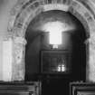 Monymusk Church. Interior.
View of tower arch.