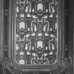 Interior.
Detail of wallpaper in drawing room, first floor.