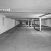 Interior view from W of Maltings Floor No.1, at ground-floor level