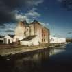 Aberdeenshire, Newburgh, Newburgh Mill
View of mill from south west, showing two kilns at west end of block