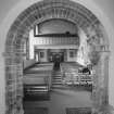 Interior.
View of chancel arch and nave from E.