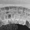 Interior.
Detail of moulding in tower arch, E elevation.