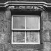 Aboyne Castle, Court Offices.
Detail of date panel above window reading 1757 on West side of West range.