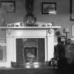 Arbuthnott House. Interior.
View of fireplace.