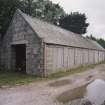 Granite building to south of steading, view from north east