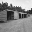 Wood shed, view from north west