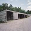 Wood shed, view from north west