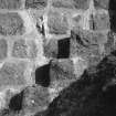 Detail of steps on side of abutment.