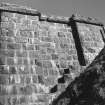 Detail of steps on side of abutment.