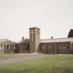 Edzell airfield, accommodation and administration area. View of Station Chapel (Bldg. 3) from N.