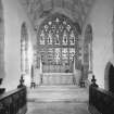 Interior. View of chancel from W