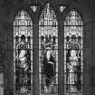 Interior.Detail of chancel SE window depicting S Monica, S Perpetua and S Macrina Thecula in memory of Eliza Jane Haughton