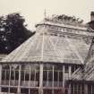Detail of exterior of conservatory.