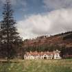 View from South East showing the lodge in its setting