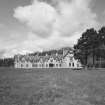 View from West showing the lodge in its setting