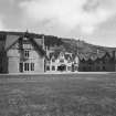 View from South West showing the lodge in its setting