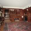 Interior. Ground floor view of entrance hall from South looking towards the principal staircase