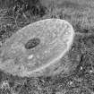 Detail of crushing stone of whin mill.