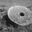 Detail of crushing stone of whin mill.