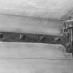 Interior, cell block.
Detail showing top hinge.